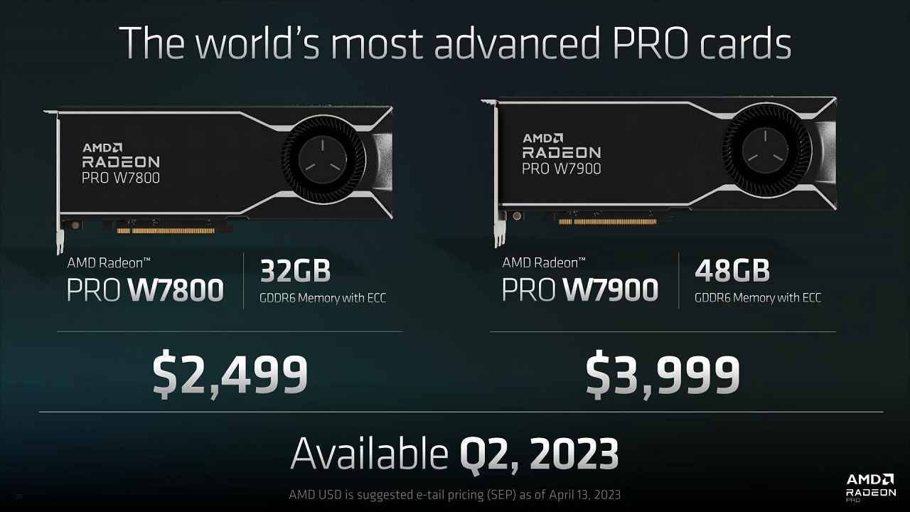 AMD cho ra mắt dòng card Radeon PRO W7000 Series - Tin Gaming Gear