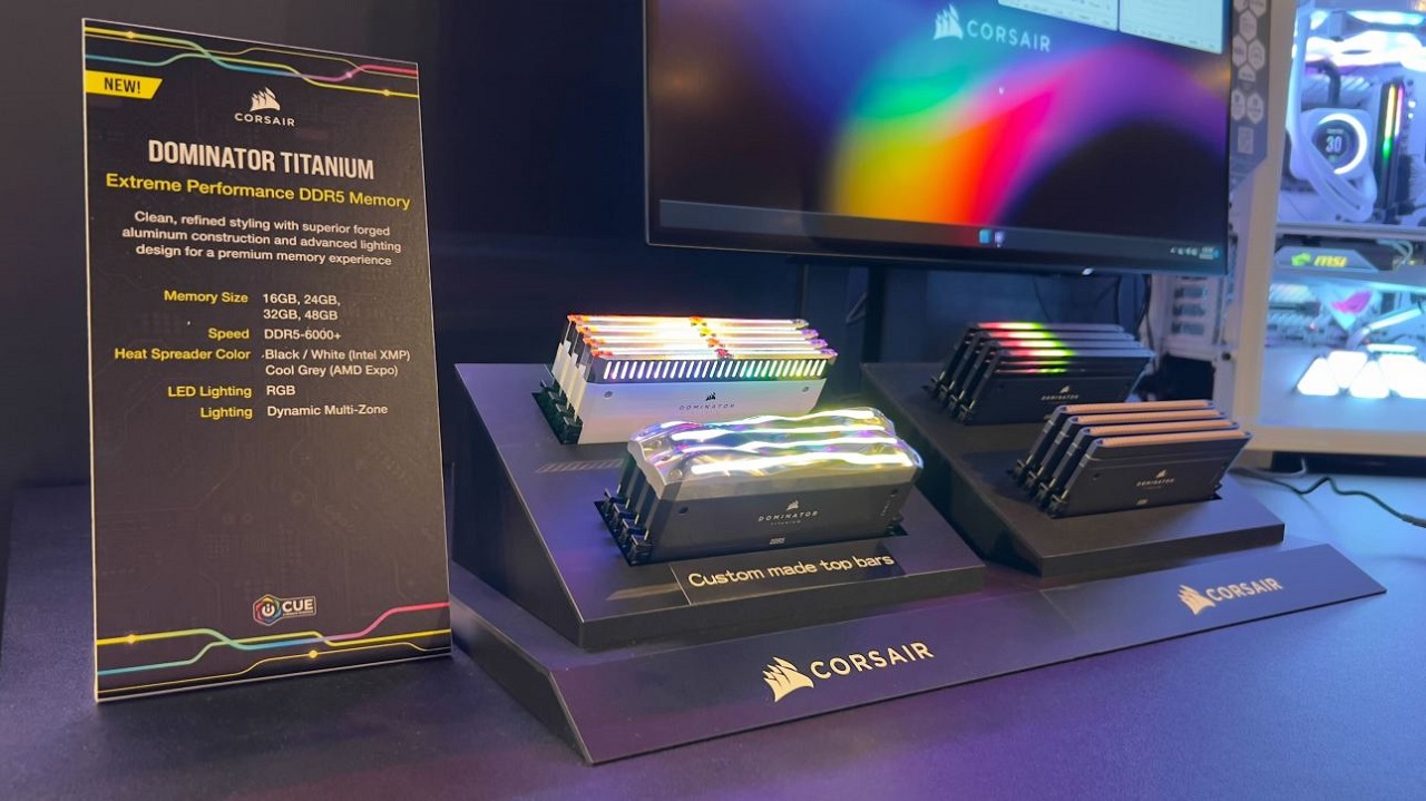 CORSAIR công bố dòng bộ nhớ DOMINATOR TITANIUM DDR5 - Tin Gaming Gear
