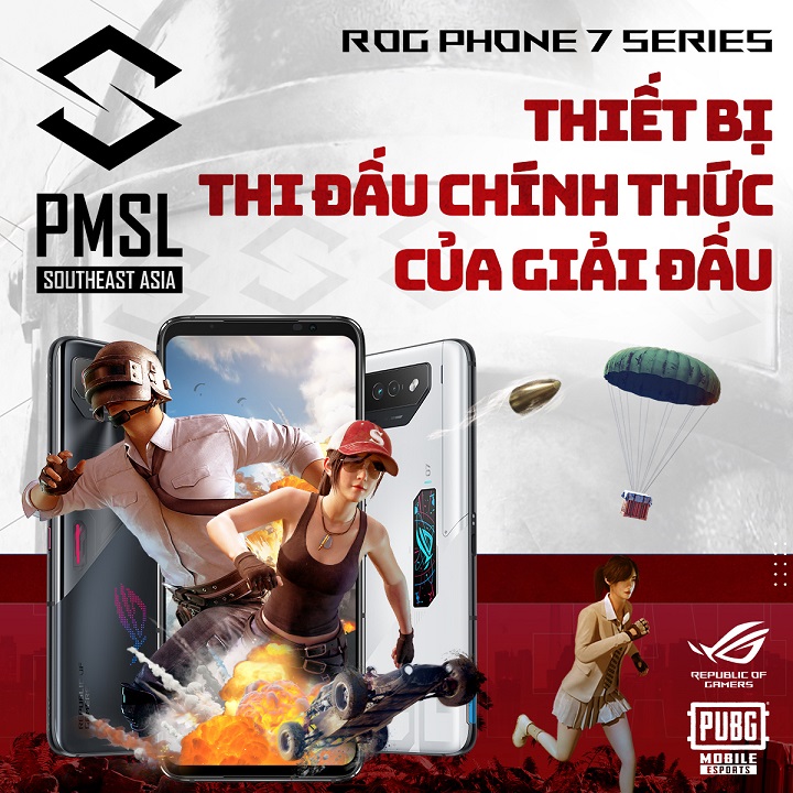 ROG Phone 7 là thiết bị thi đấu chính thức tại 2023 PUBG Mobile Super League SEA Fall - Tin Gaming Gear