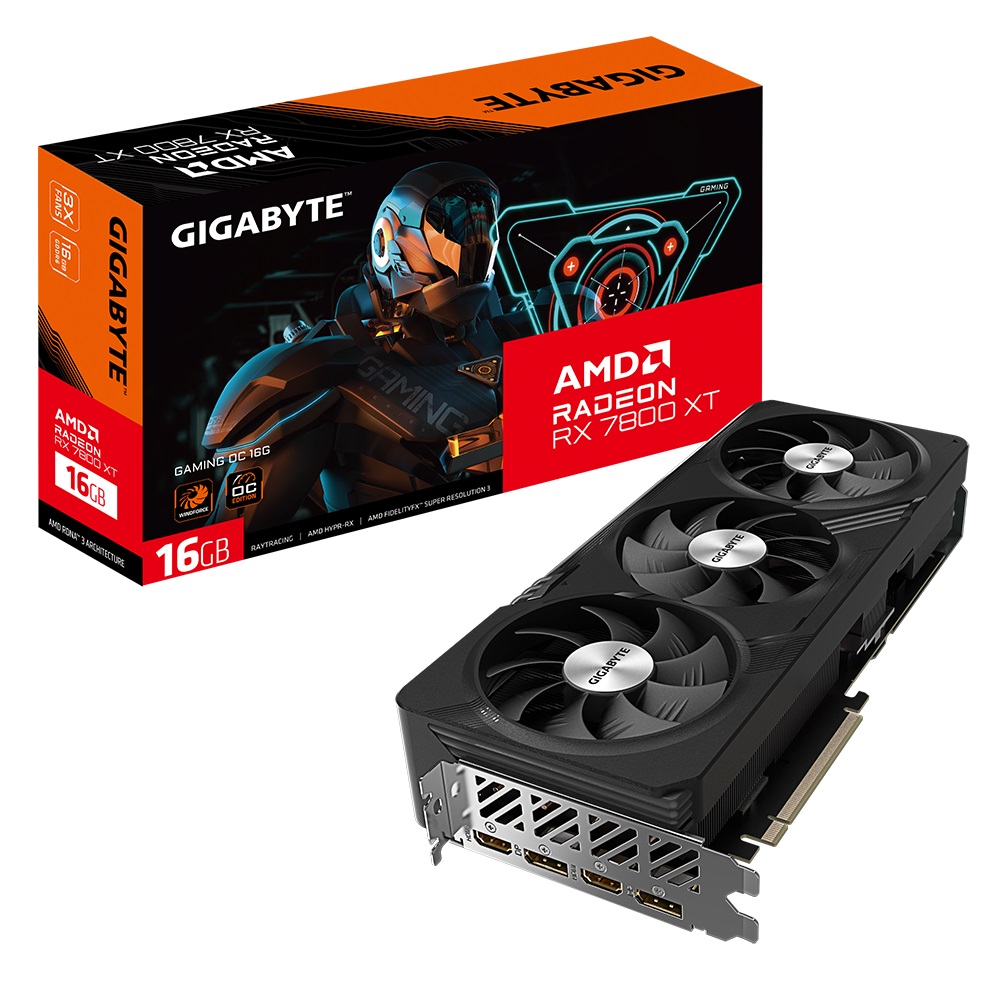 GIGABYTE ra mắt card đồ họa RX 7800 XT và RX 7700 XT Gaming OC - Tin Gaming Gear