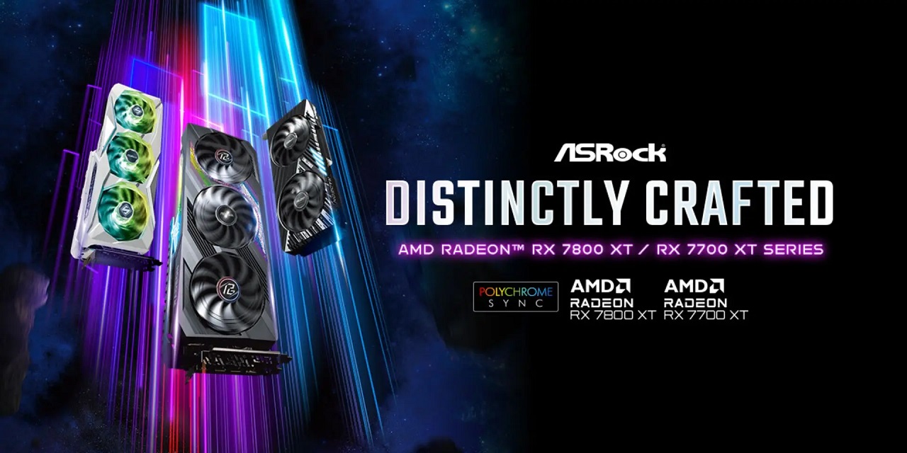 ASRock ra mắt Card đồ họa AMD Radeon™ RX 7800 XT và Radeon™ RX 7700 XT - Tin Gaming Gear