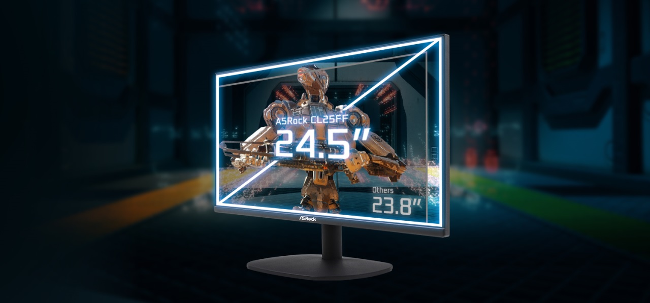 ASRock ra mắt Màn hình Challenger CL25FF/CL27FF 100Hz - Tin Gadget