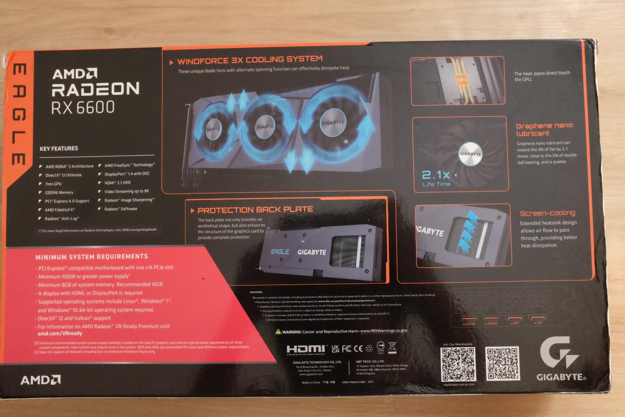 Gigabyte RX 6600 Eagle - Đánh Giá Gaming Gear