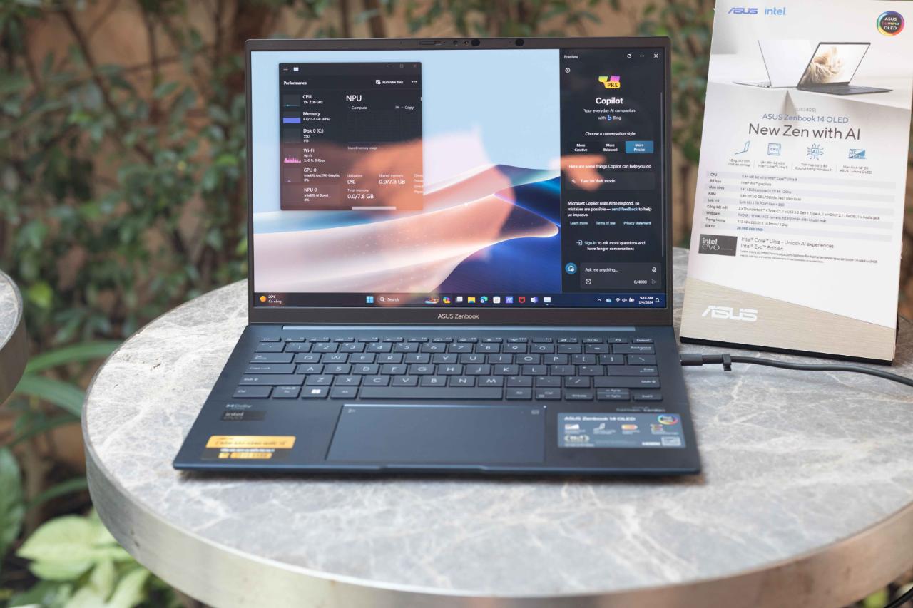 ASUS ra mắt ASUS Zenbook 14 OLED UX3405 mới với công nghệ AI - Sự kiện