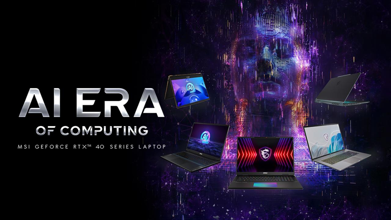 MSI giới thiệu loạt laptop mới hỗ trợ AI tại CES 2024 - Tin Gaming Gear