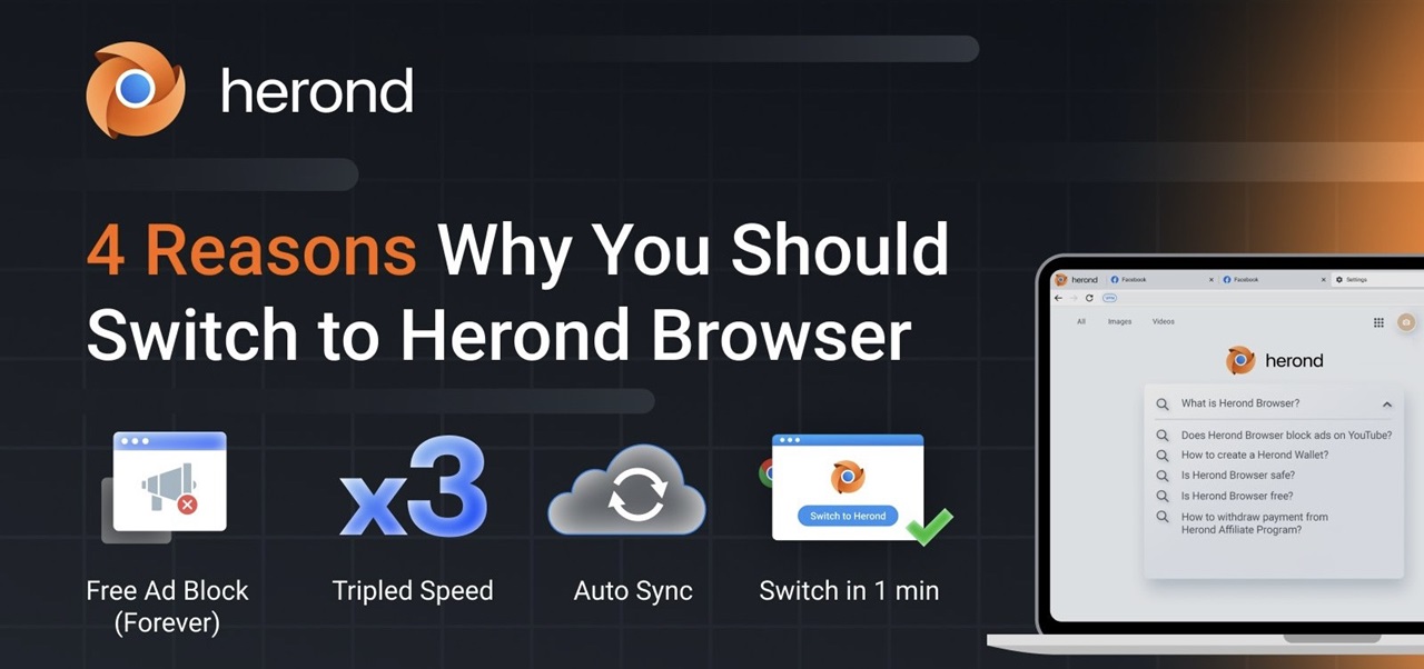 Herond Browser giúp người dùng tự chủ trải nghiệm web - Tin Gadget