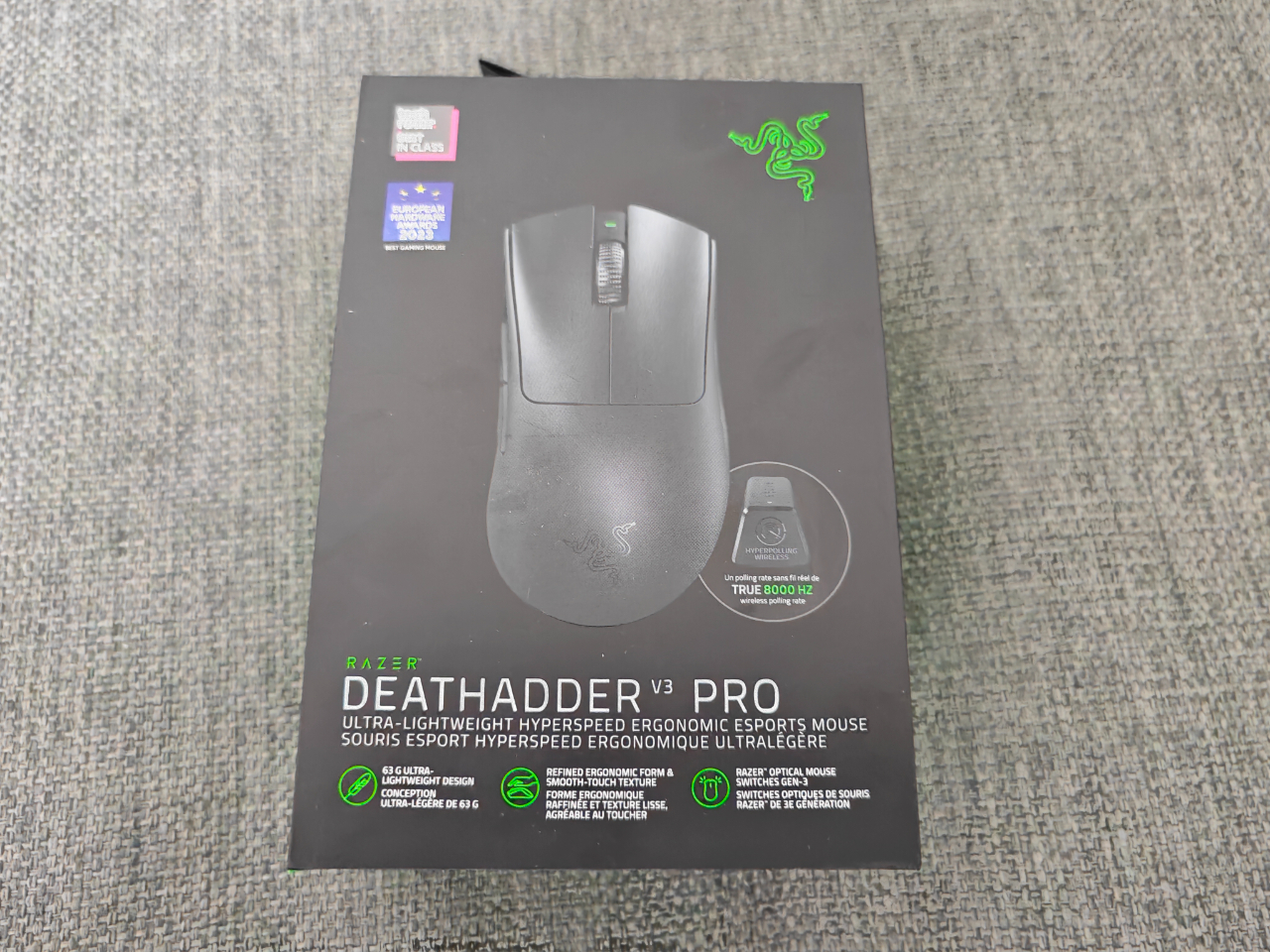 Razer DeathAdder V3 Pro Wireless True 8000Hz - Đánh Giá Gaming Gear