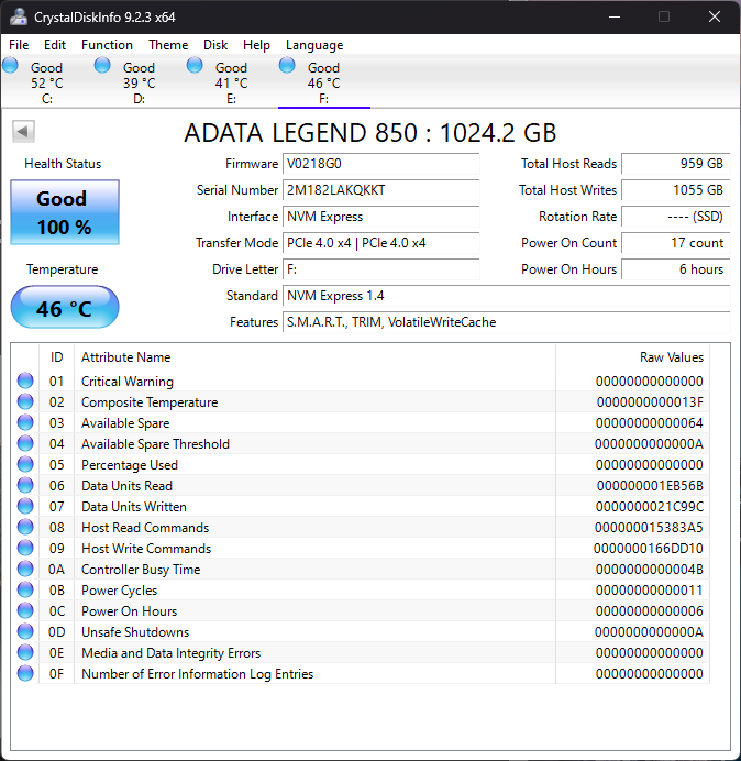 ADATA Legend 850 - Đánh Giá Gaming Gear