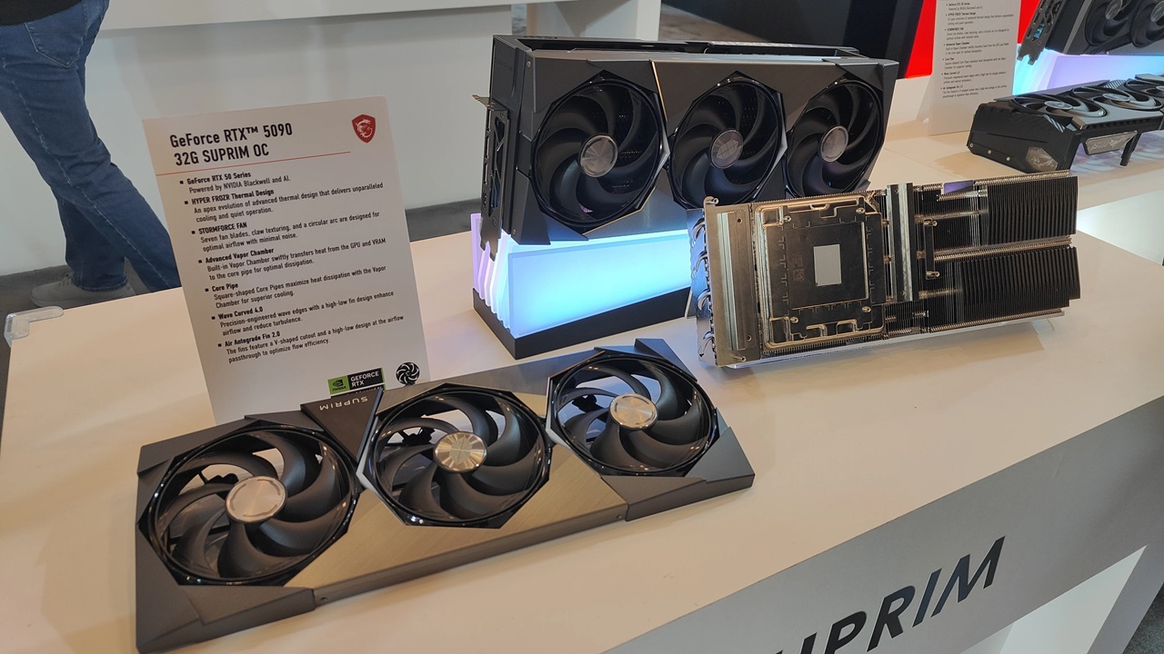 MSI giới thiệu card đồ họa NVIDIA GeForce RTX 50 Series - Tin Gaming Gear
