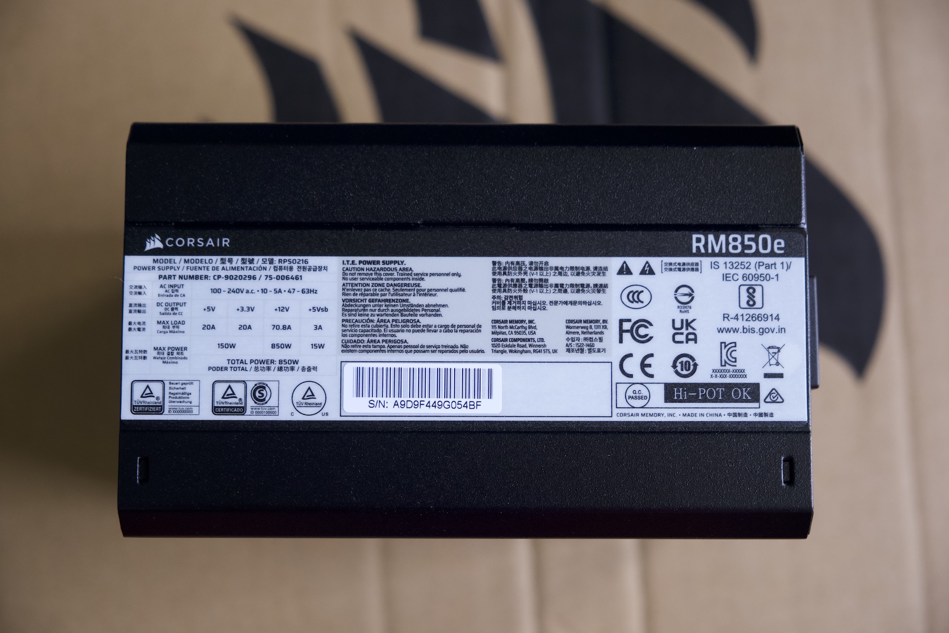Corsair RMe Series RM850e
