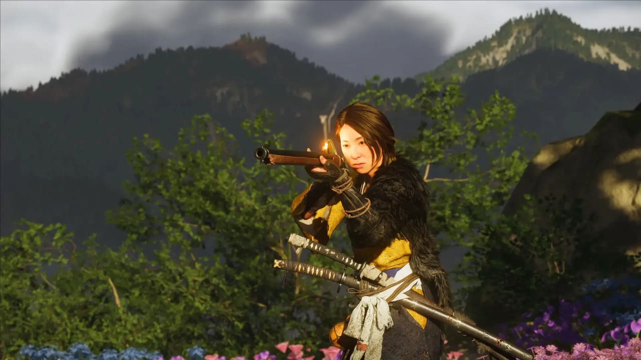 ghost-of-yotei-pho-truong-sung-trong-trailer-moi-tin-game