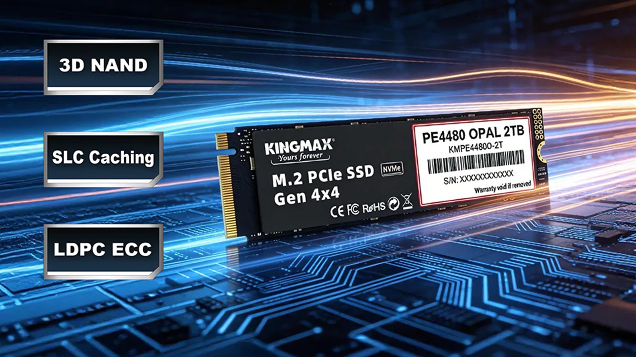 SSD KINGMAX PE4480 OPAL đem đến sức mạnh đỉnh cao - Tin Gaming Gear